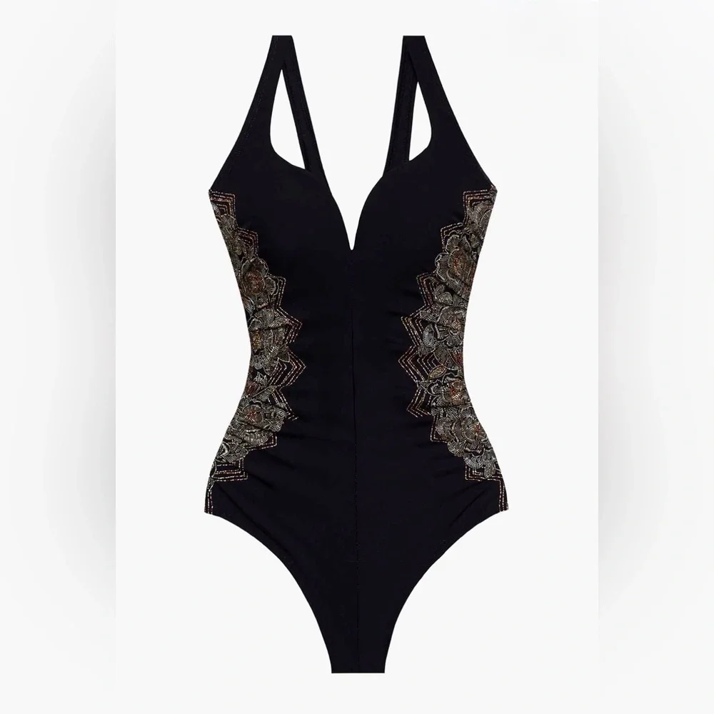 Miraclesuit Temptress One Piece Swimsuit Size 16 NWT Slimming Shaping Control - Picture 3 of 8